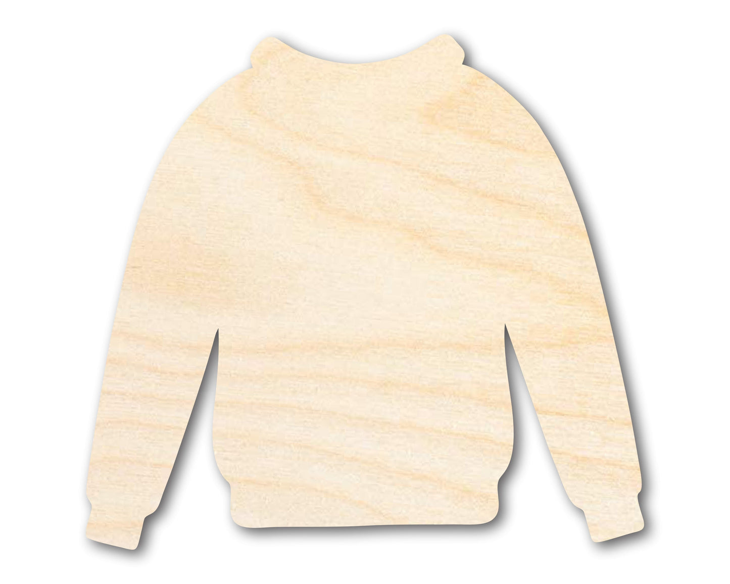 Unfinished Wood Sweater Silhouette | DIY Winter Craft Cutout | up to 46" DIY