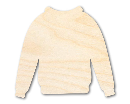 Unfinished Wood Sweater Silhouette | DIY Winter Craft Cutout | up to 46" DIY