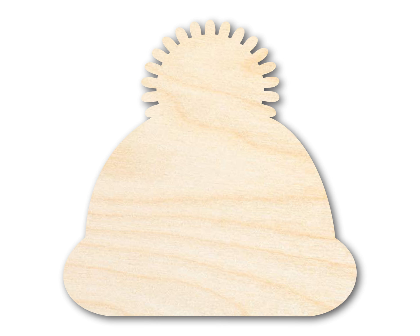 Unfinished Wood Winter Hat Silhouette | DIY Winter Craft Cutout | up to 46" DIY