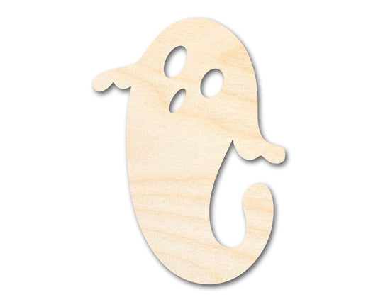 Unfinished Wood Ghost Shape | Craft Cutout | up to 46" DIY