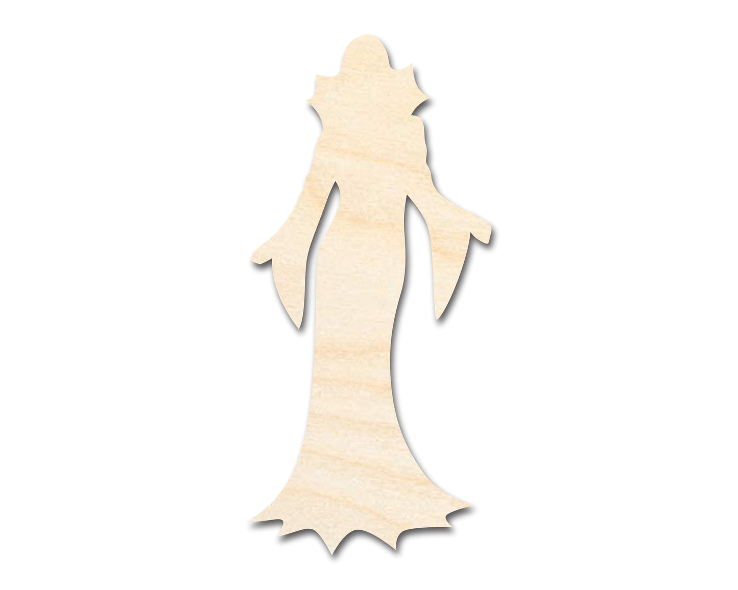 Unfinished Wood Vampiress Shape | Craft Cutout | up to 46" DIY