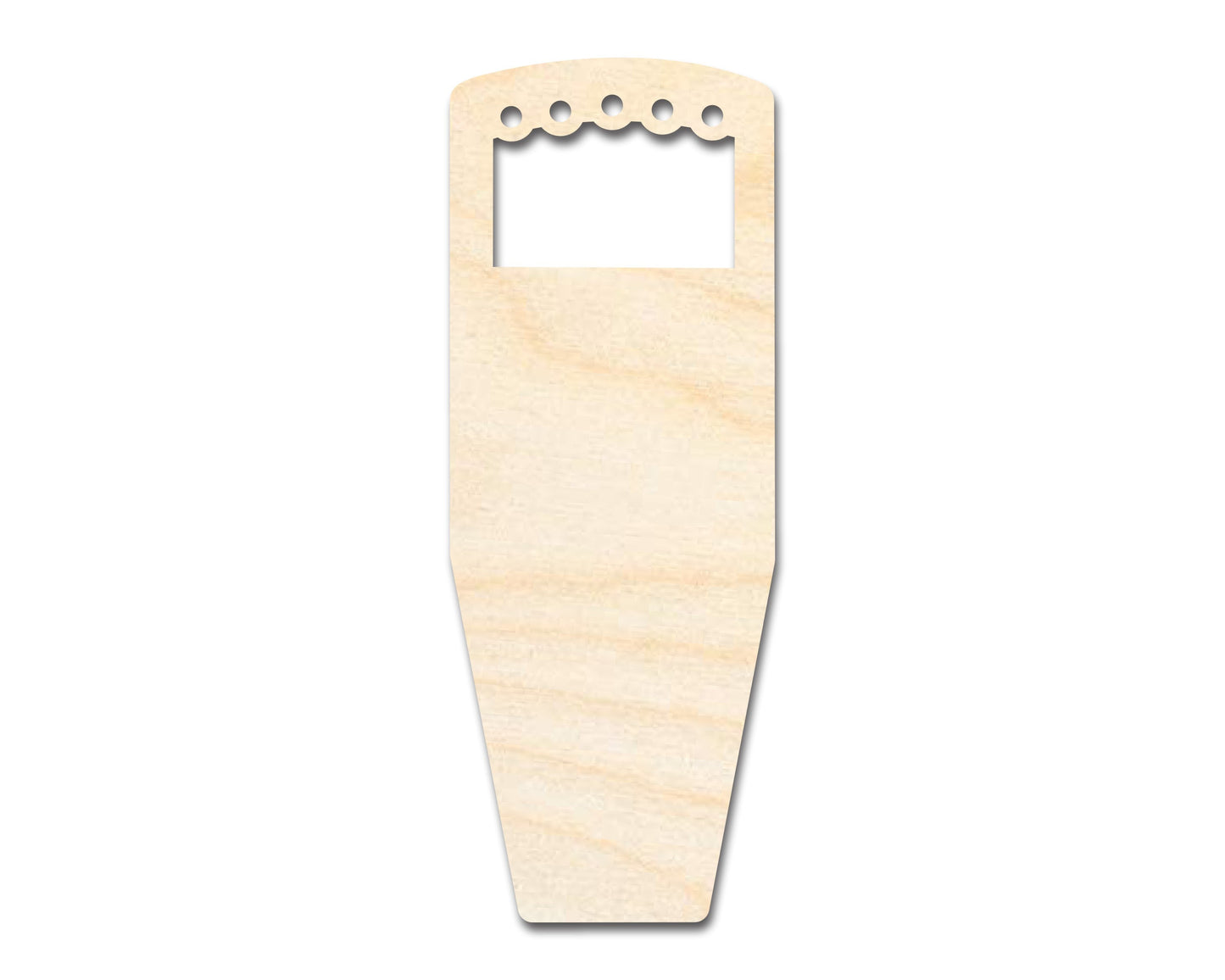 Unfinished Wood EMF Meter Shape | Craft Cutout | up to 46" DIY