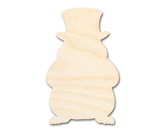 Unfinished Wood Groundhog Shape | Groundhog Day | DIY Craft Cutout | up to 46" DIY