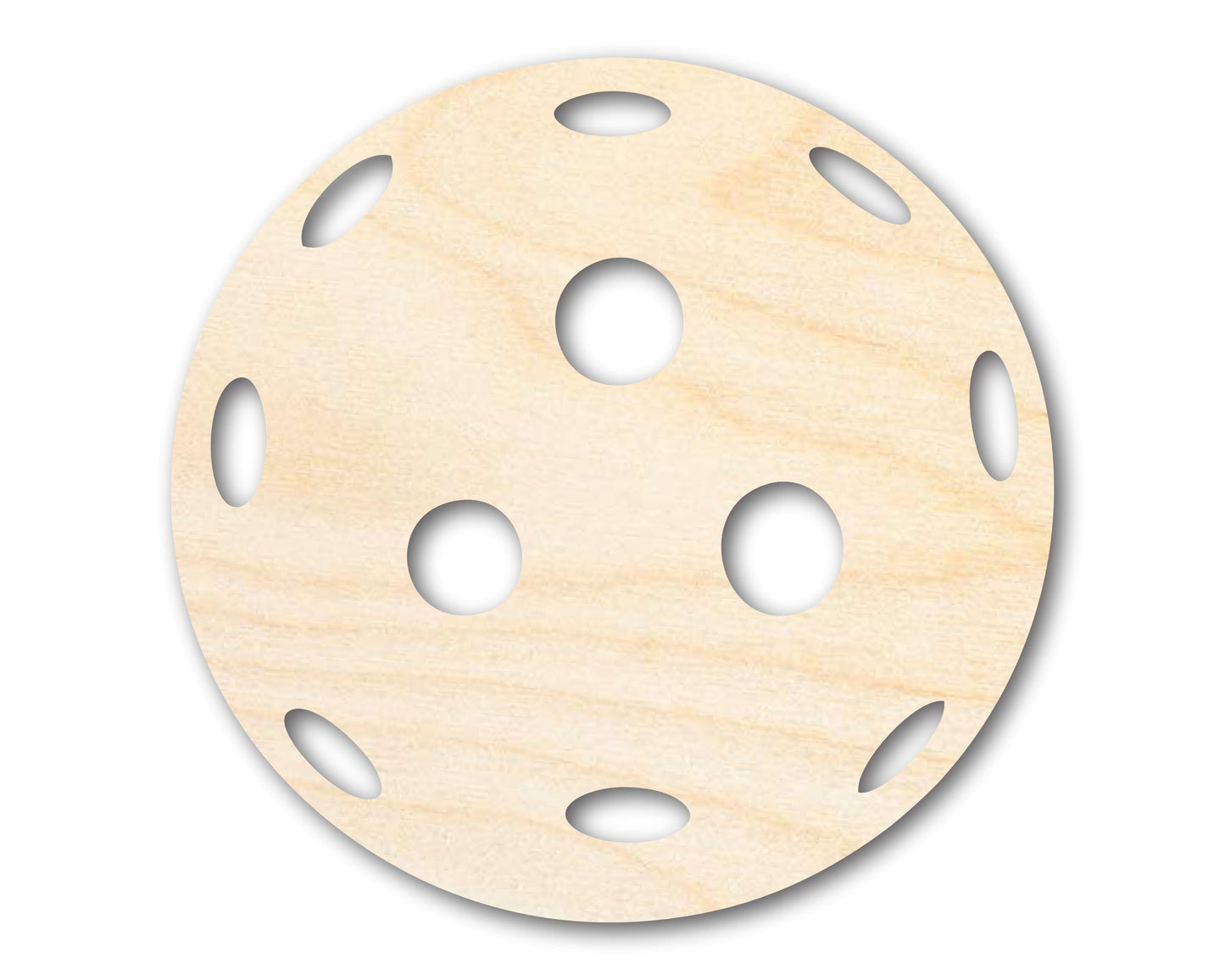 Unfinished Pickleball Ball Shape | DIY Craft Cutout | up to 46" DIY
