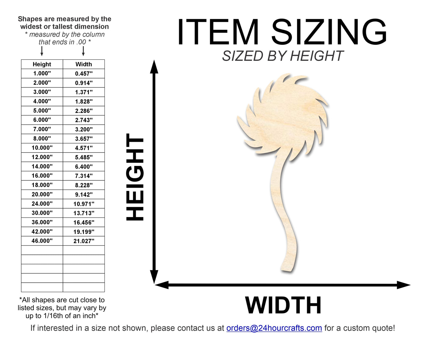 Unfinished Storybook Tree Wood Cutout | DIY Craft Cutout | up to 46" DIY