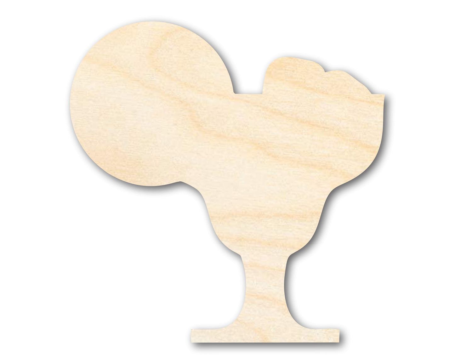 Unfinished Margarita Silhouette | DIY Craft Cutout | up to 46" DIY