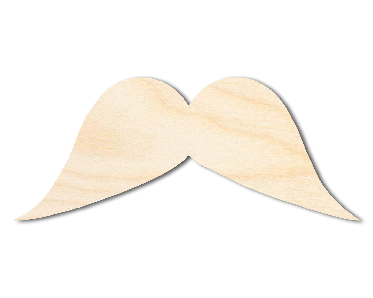 Unfinished Mustache Silhouette | DIY Craft Cutout | up to 46" DIY