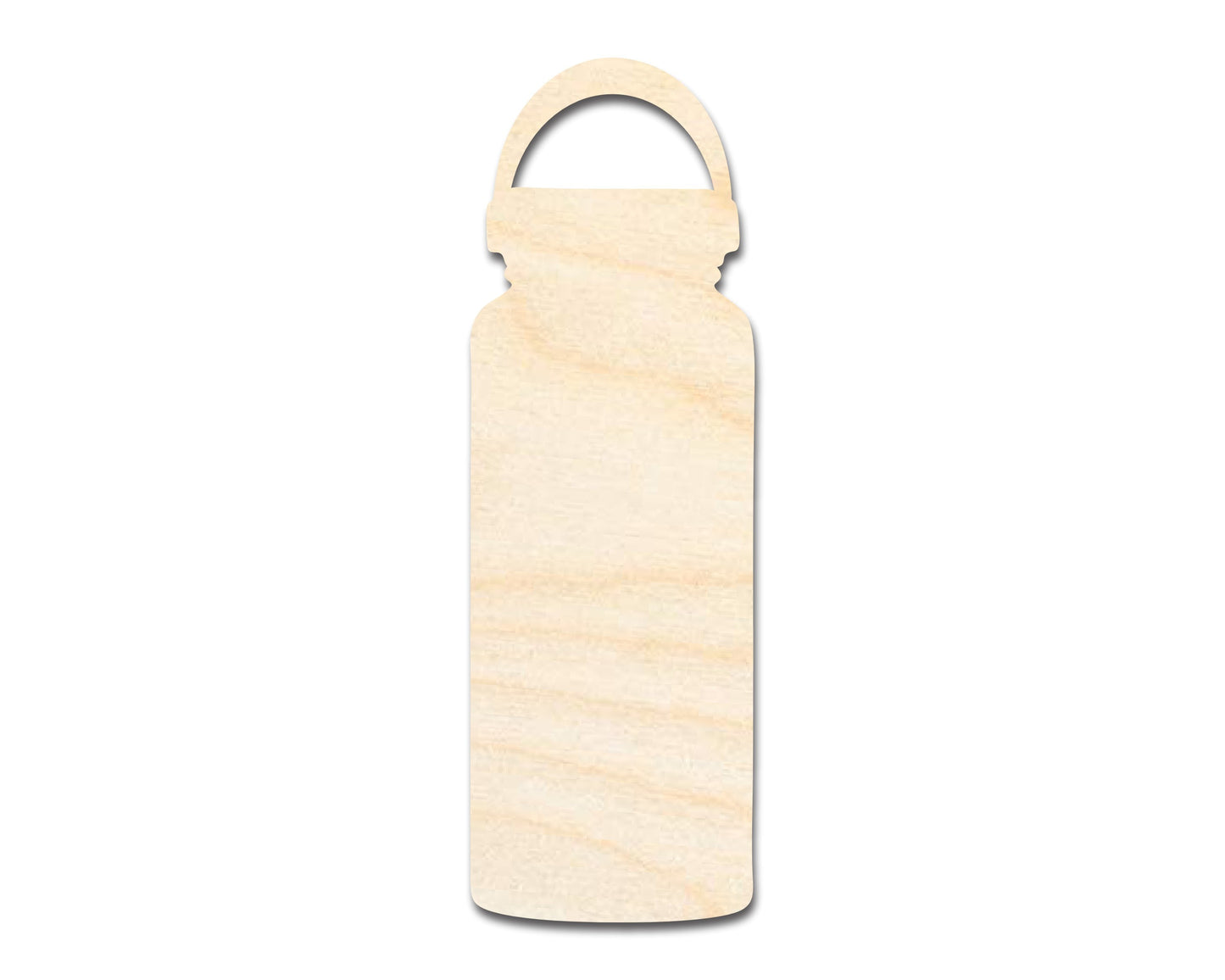 Unfinished Travel Bottle Silhouette | DIY Craft Cutout | up to 46" DIY