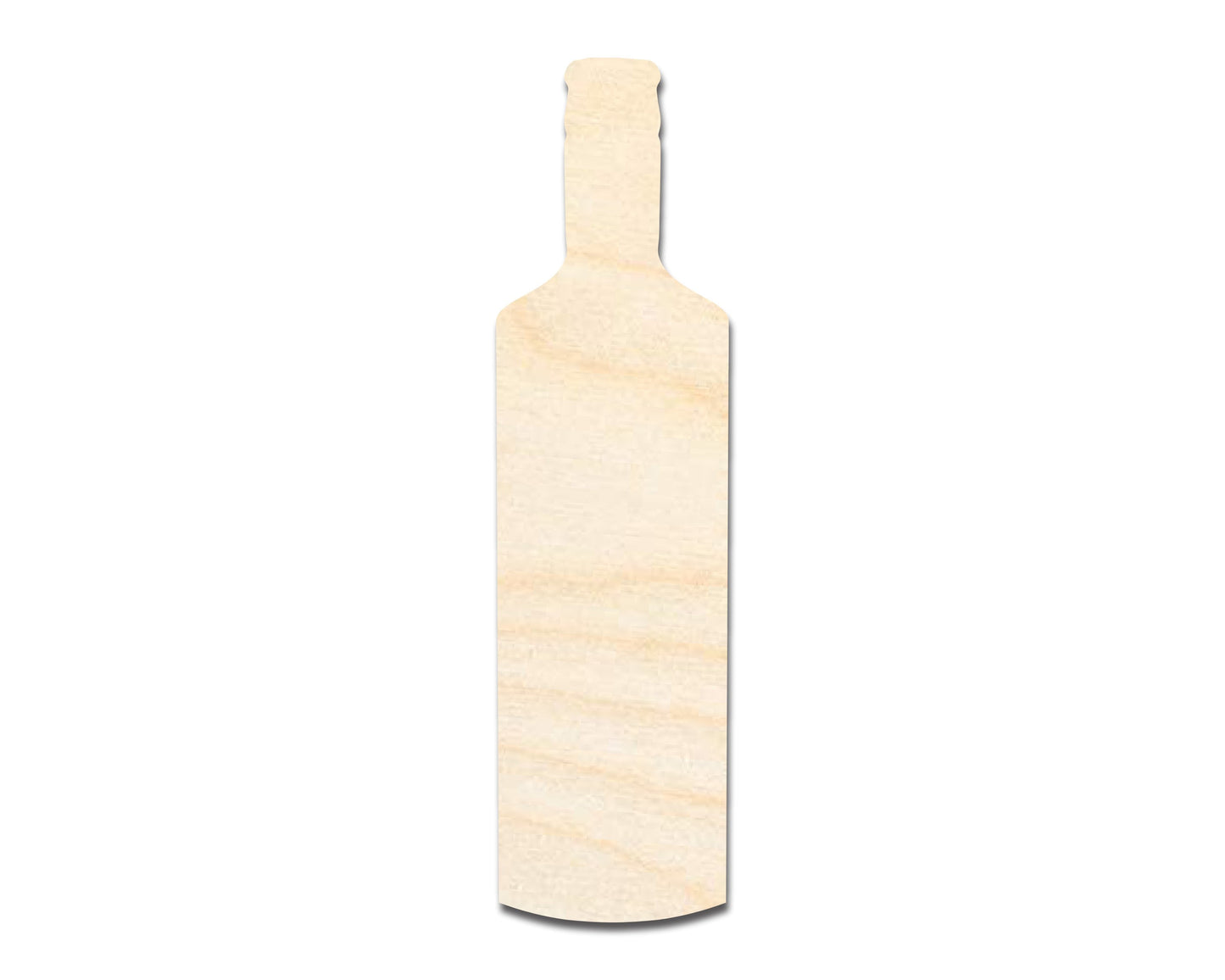 Unfinished Vodka Bottle Shape | DIY Craft Cutout | up to 46" DIY