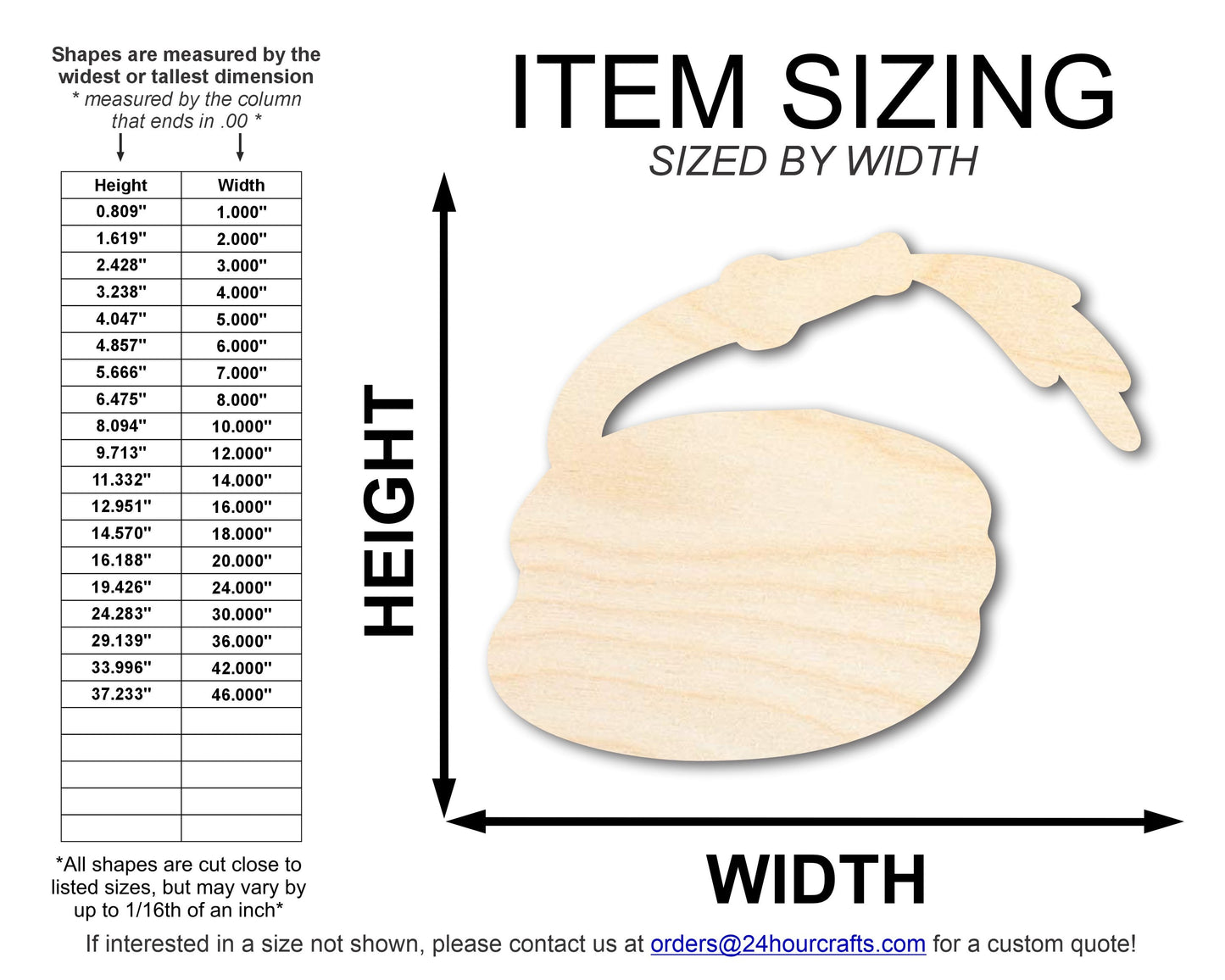 Unfinished Hose Shape | DIY Craft Cutout | up to 46" DIY