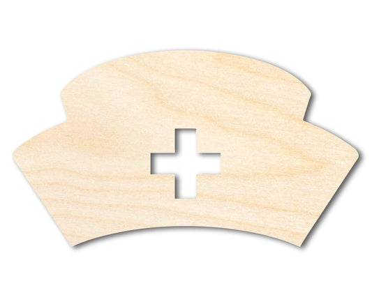Unfinished Nurse Hat Shape | DIY Craft Cutout | up to 46" DIY