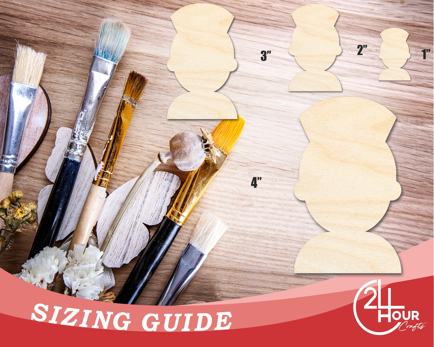 Unfinished Nurse Shape | DIY Craft Cutout | up to 46" DIY