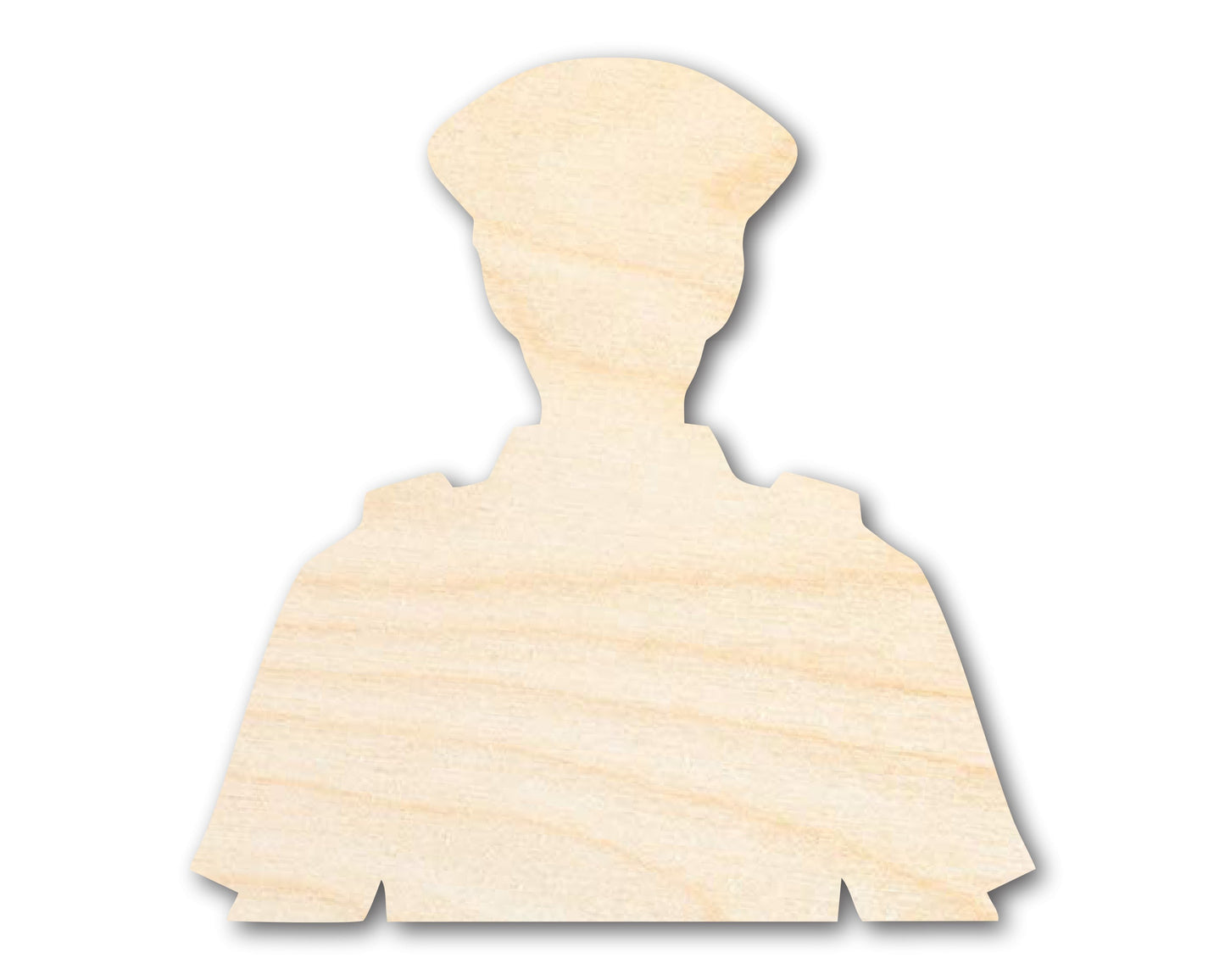 Unfinished Police Officer Shape | DIY Craft Cutout | up to 46" DIY