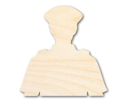 Unfinished Police Officer Shape | DIY Craft Cutout | up to 46" DIY
