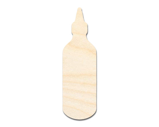 Unfinished Sriracha Bottle Shape | DIY Craft Cutout | up to 46" DIY