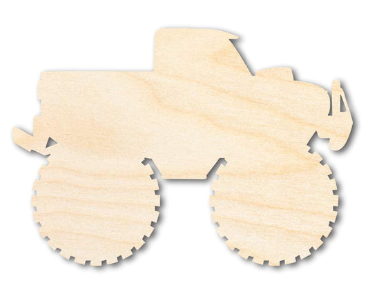 Unfinished Monster Truck Shape | DIY Craft Cutout | up to 46" DIY