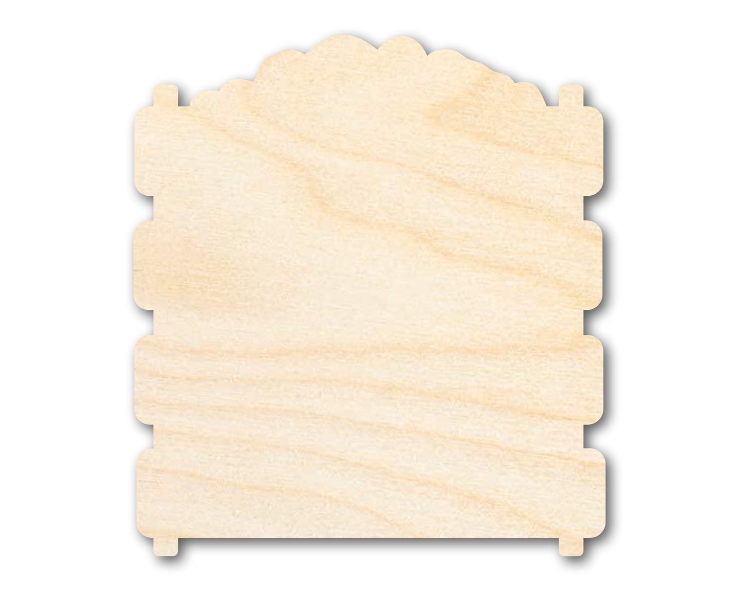 Unfinished Compost Bin Shape | DIY Craft Cutout | up to 46" DIY