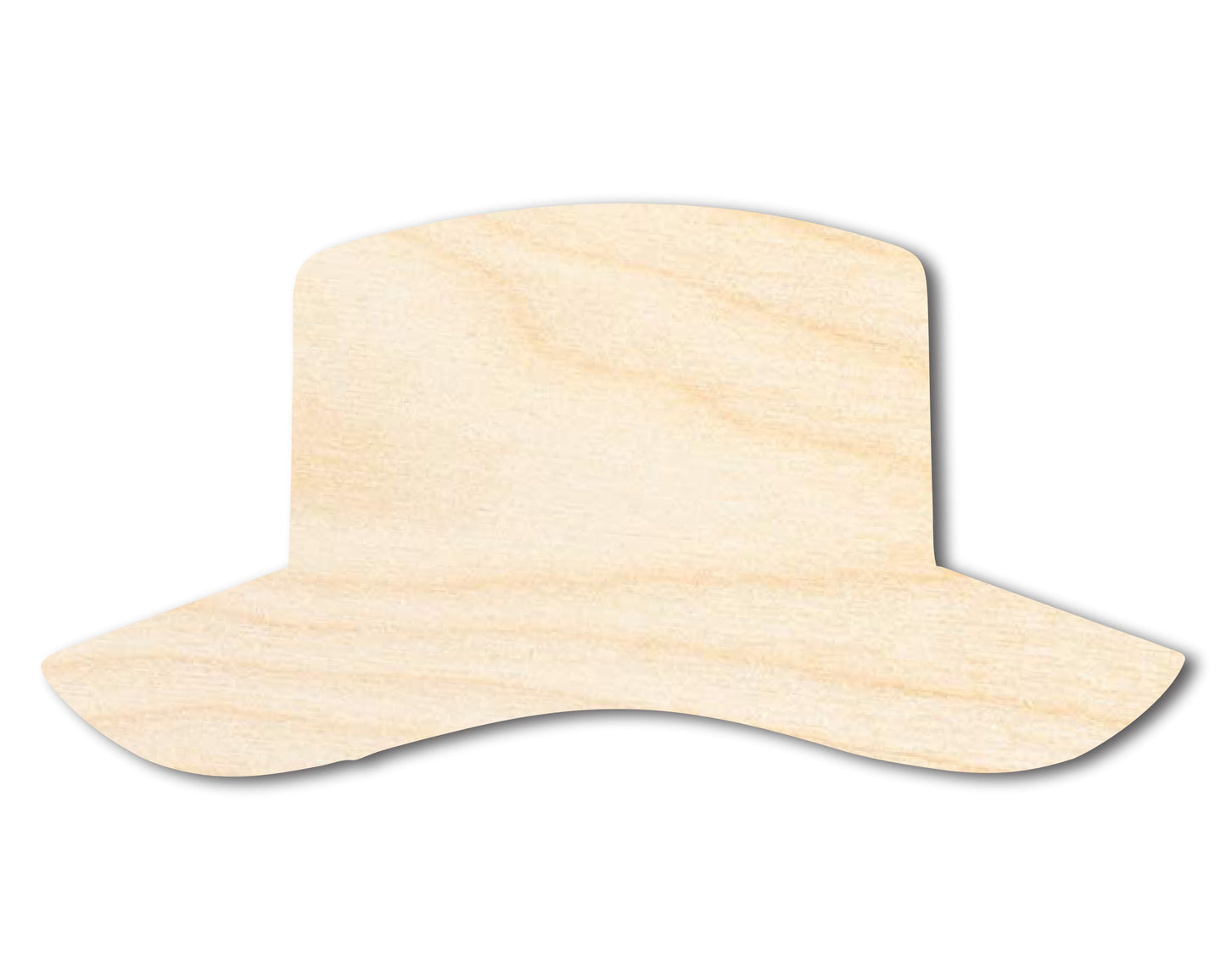 Unfinished Bucket Hat Shape | DIY Craft Cutout | up to 46" DIY