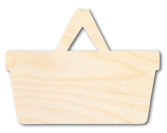 Unfinished Picnic Basket Shape | DIY Craft Cutout | up to 46" DIY