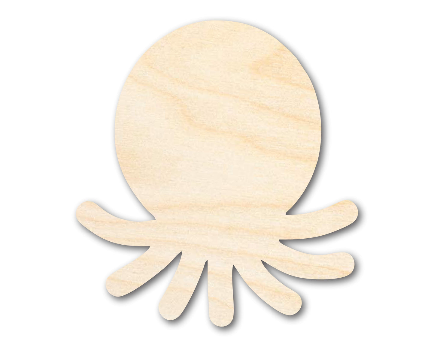 Unfinished Cute Octopus Shape | DIY Craft Cutout | up to 46" DIY