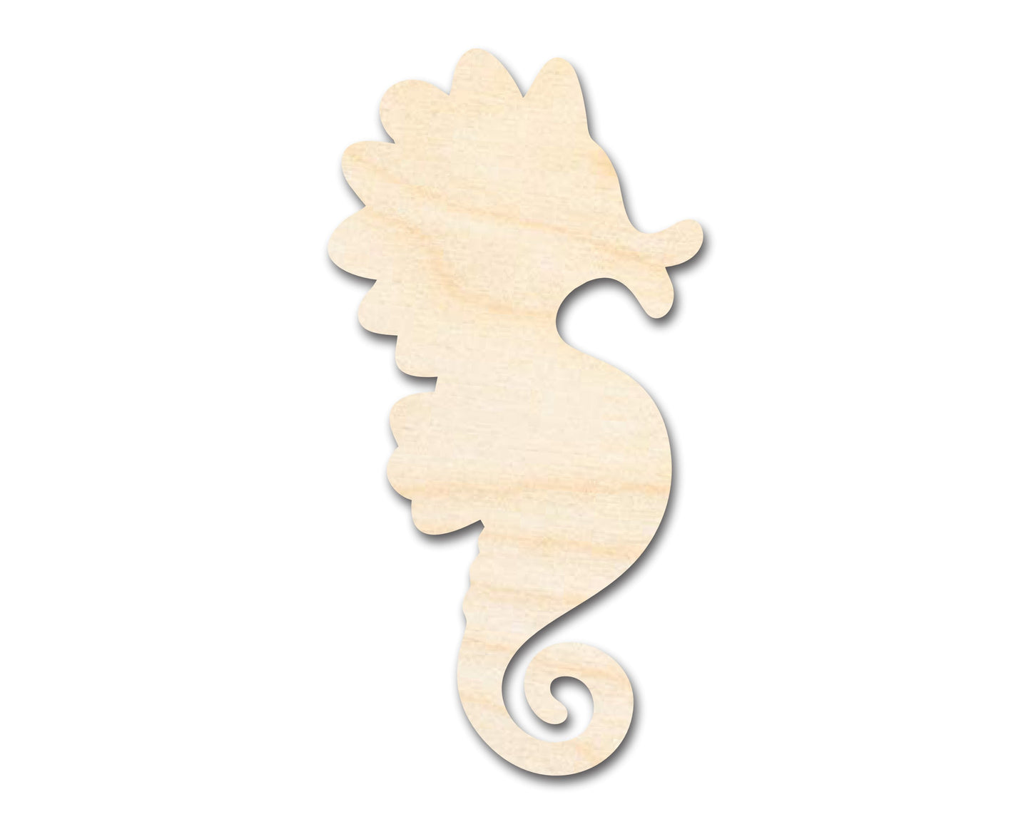 Unfinished Cute Seahorse Shape | DIY Craft Cutout | up to 46" DIY