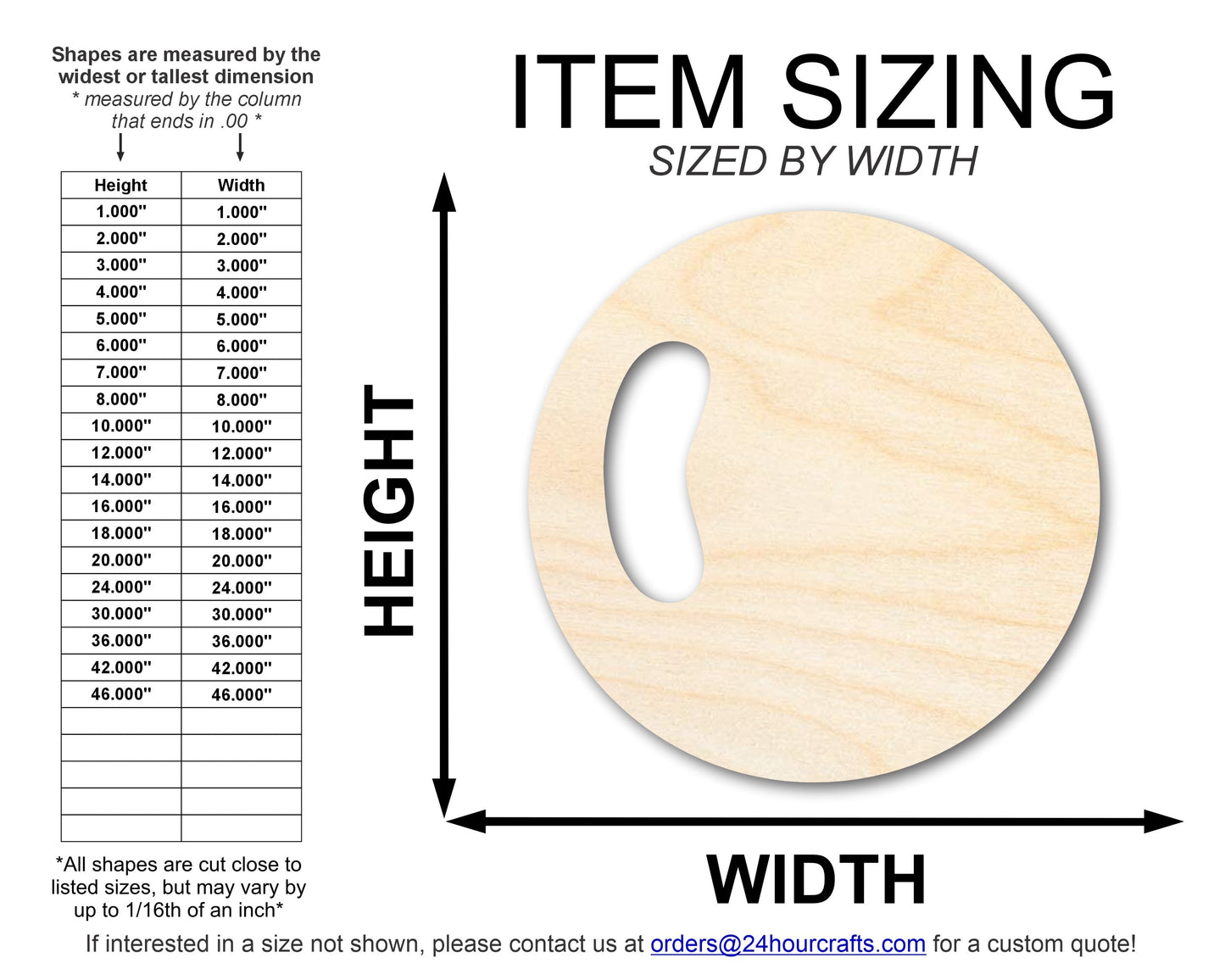 Unfinished Cute Bubble Shape | DIY Craft Cutout | up to 46" DIY