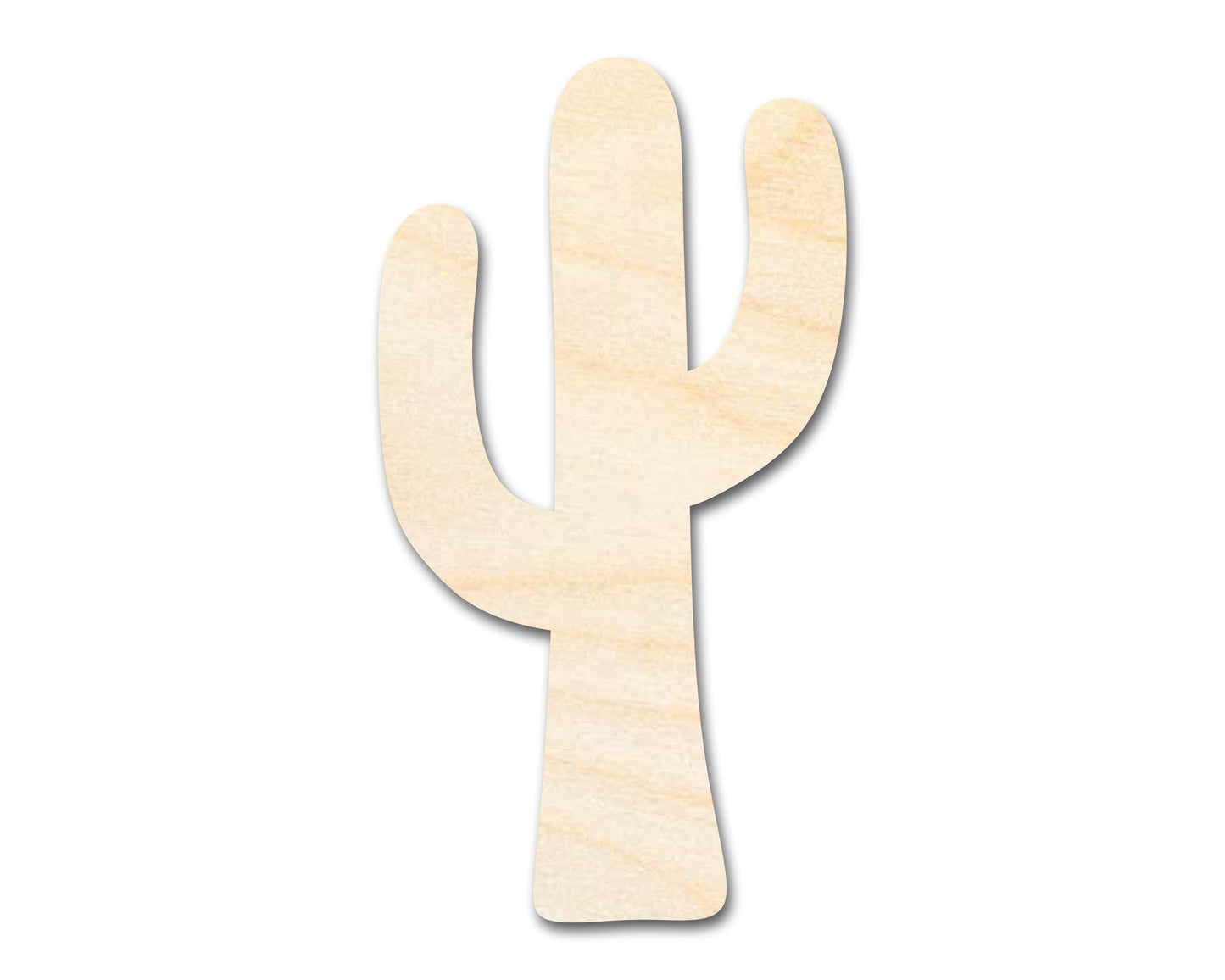 Unfinished Wood Cactus Shape | DIY Craft Cutout | up to 46" DIY