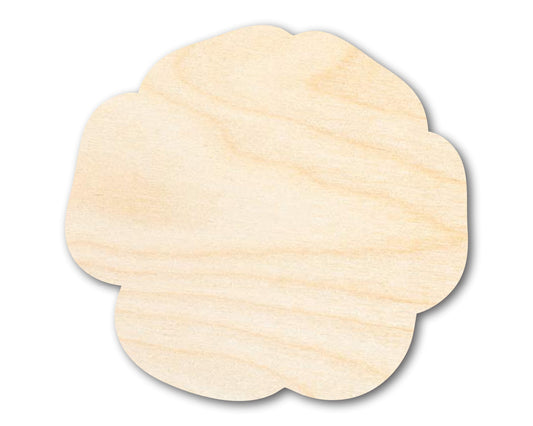 Unfinished Wood Poppy Flower Shape | DIY Craft Cutout | up to 46" DIY