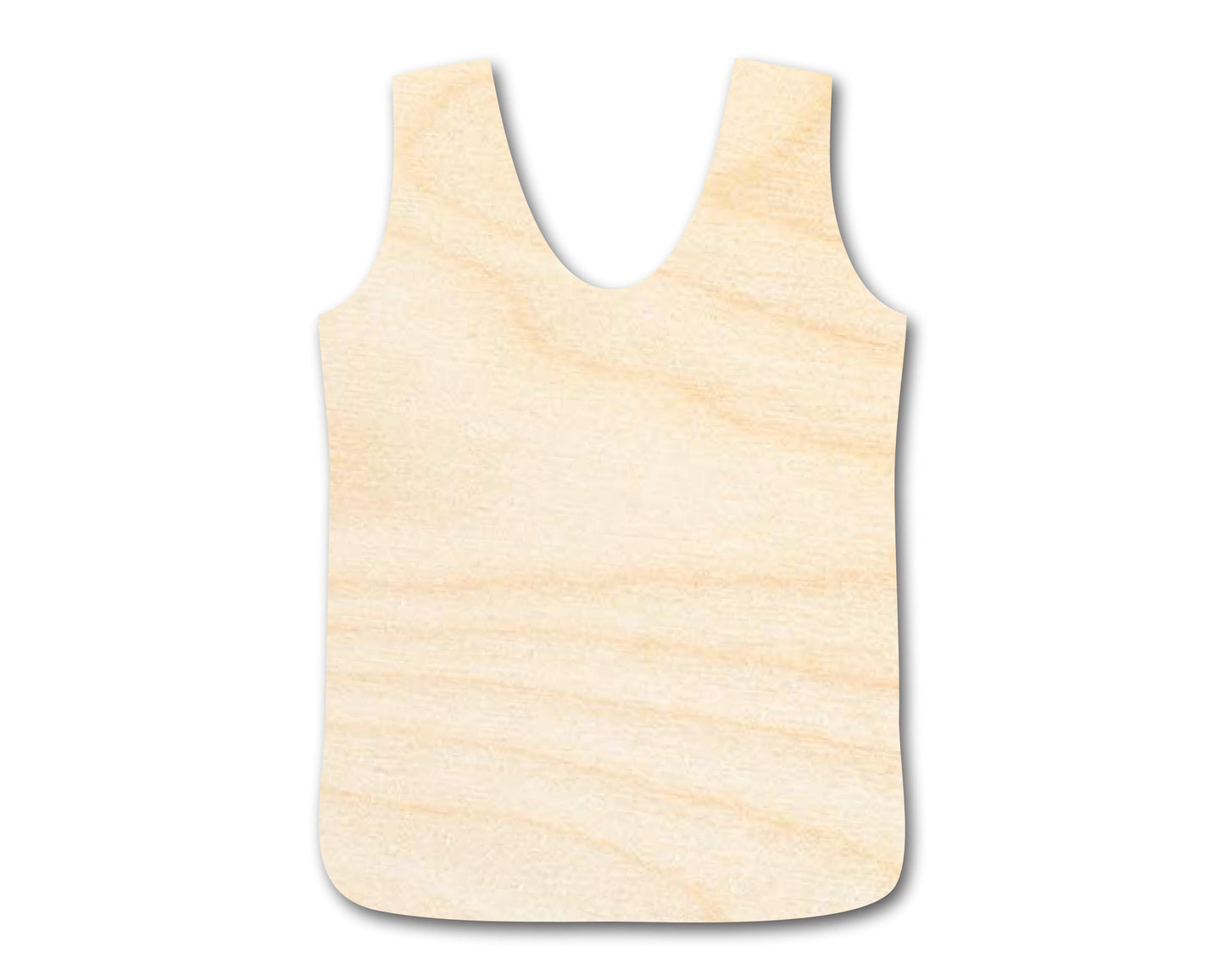 Unfinished Wood Hunting Vest Shape | DIY Craft Cutout | up to 46" DIY