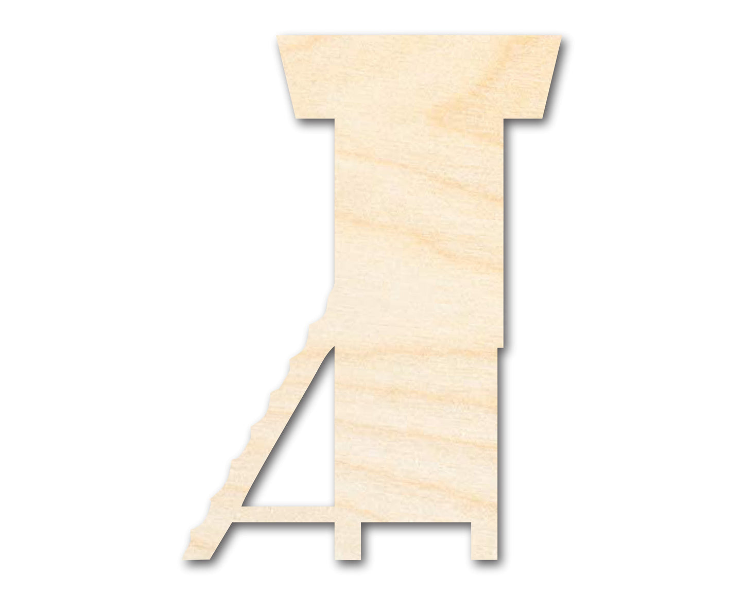 Unfinished Wood Hunting Tree Stand Shape | DIY Craft Cutout | up to 46" DIY