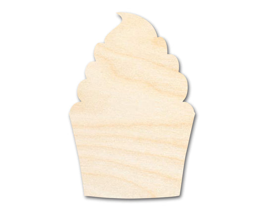 Unfinished Wood Cupcake Shape | DIY Craft Cutout | up to 46" DIY