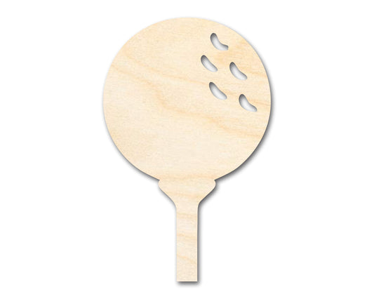 Unfinished Wood Golf Ball and Tee Shape | DIY Craft Cutout | up to 46" DIY