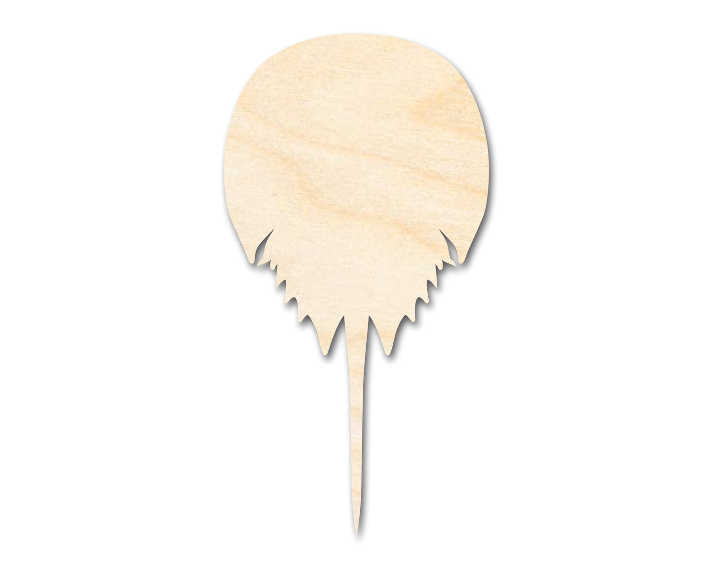 Unfinished Wood Horseshoe Crab Shape | DIY Craft Cutout | up to 46" DIY