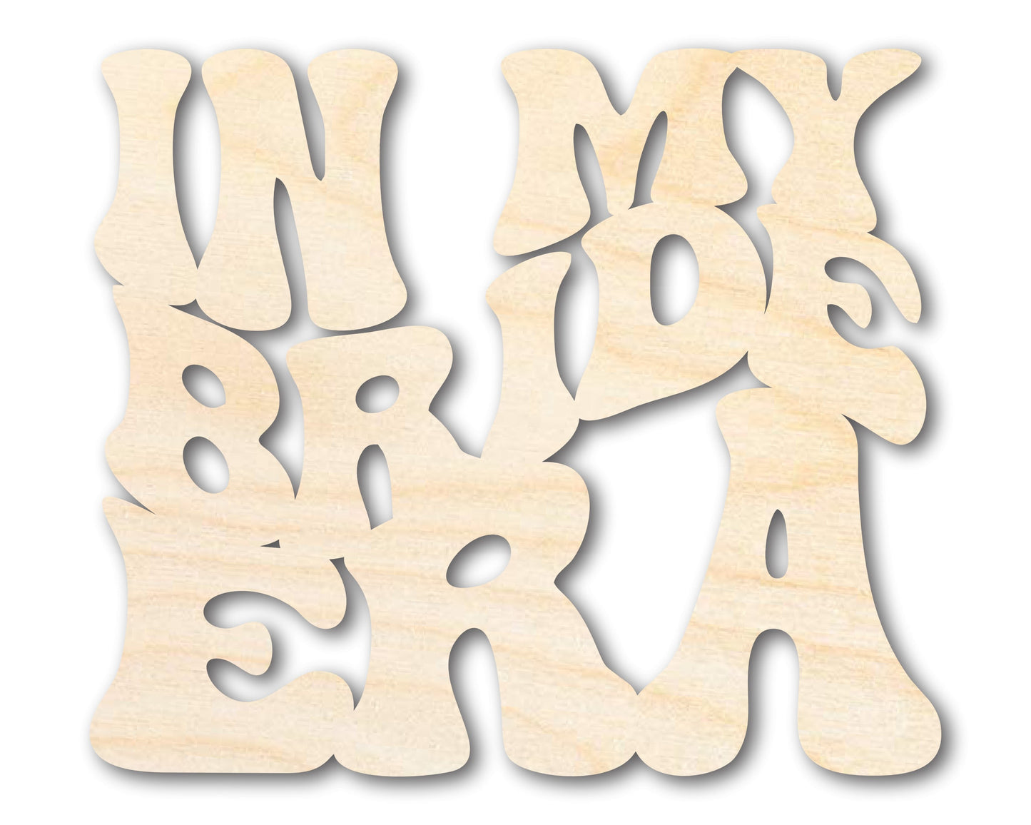 Unfinished Wood In My Bride Era Cutout | DIY Craft Shape | up to 46" DIY