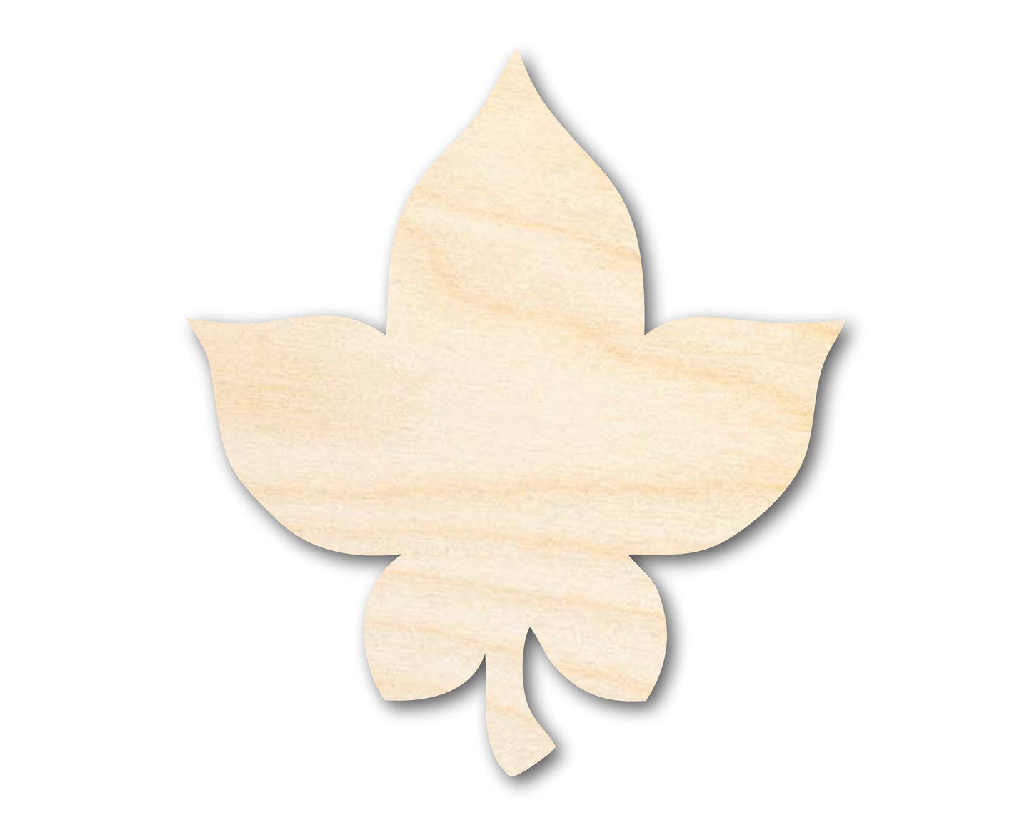 Unfinished Wood Simple Fall Leaf Shape | DIY Craft Cutout | up to 46" DIY