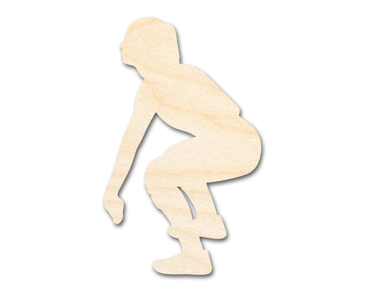 Unfinished Wood Volleyball Bump Shape | DIY Craft Cutout | up to 46" DIY