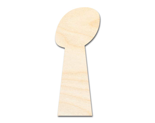 Unfinished Wood Football Trophy Shape | DIY Craft Cutout | up to 46" DIY