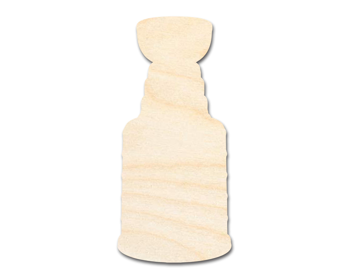 Unfinished Wood Hockey Trophy Shape | DIY Craft Cutout | up to 46" DIY