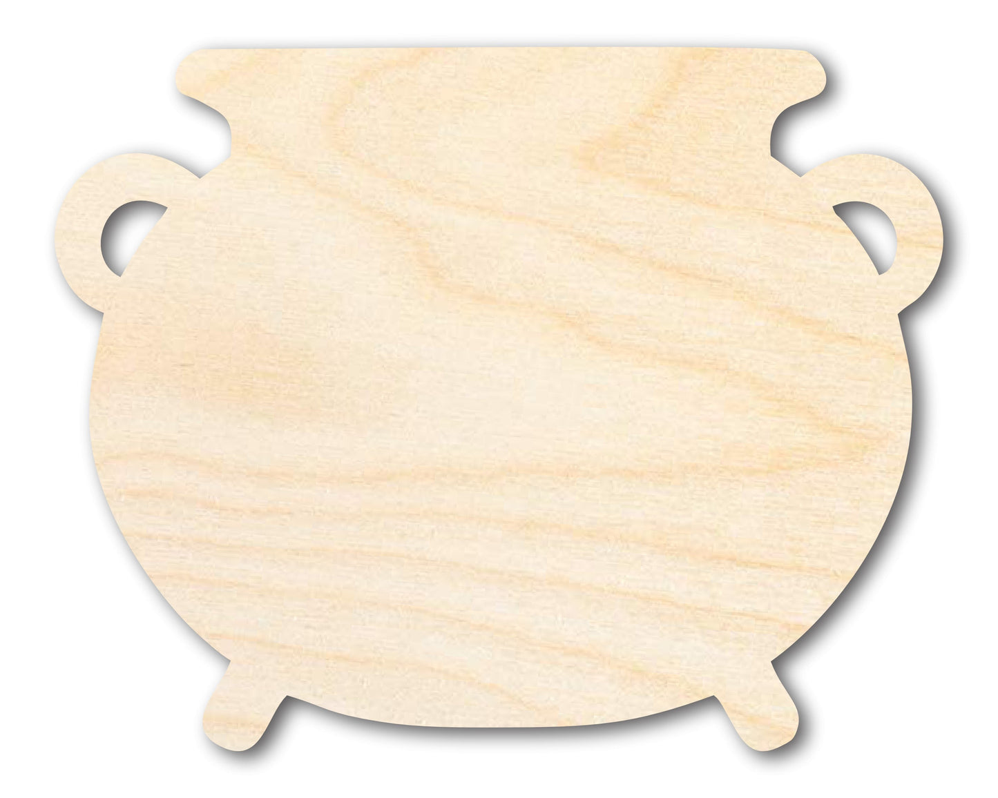 Unfinished Wood Cauldron Shape | DIY Craft Cutout | up to 46" DIY
