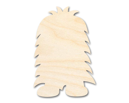 Unfinished Wood Shaggy Monster Shape | DIY Craft Cutout | up to 46" DIY