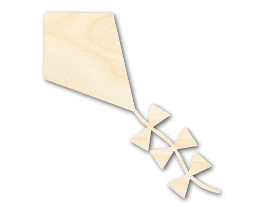 Unfinished Wood Kite Shape | DIY Craft Cutout | up to 46" DIY