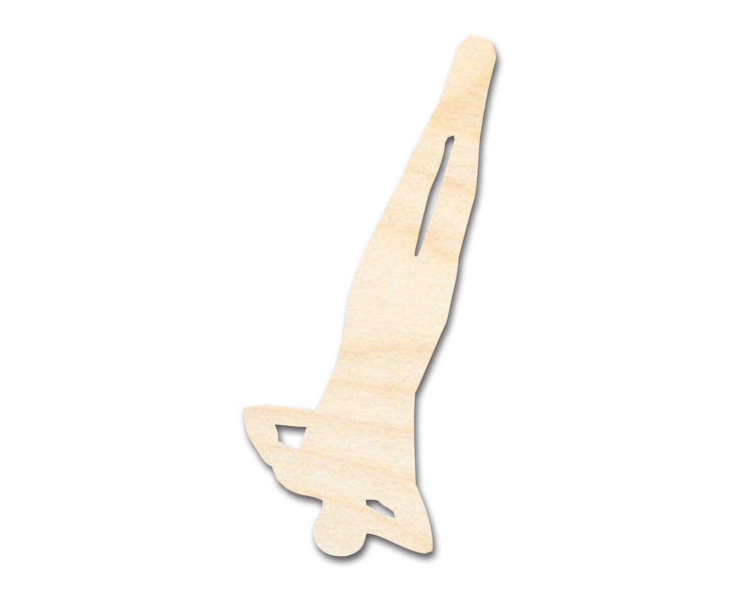 Unfinished Wood Gymnast Flip Shape | DIY Craft Cutout | up to 46" DIY