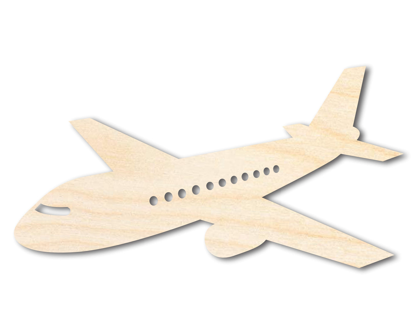Unfinished Wood Air Plane Shape | DIY Craft Cutout | up to 46" DIY