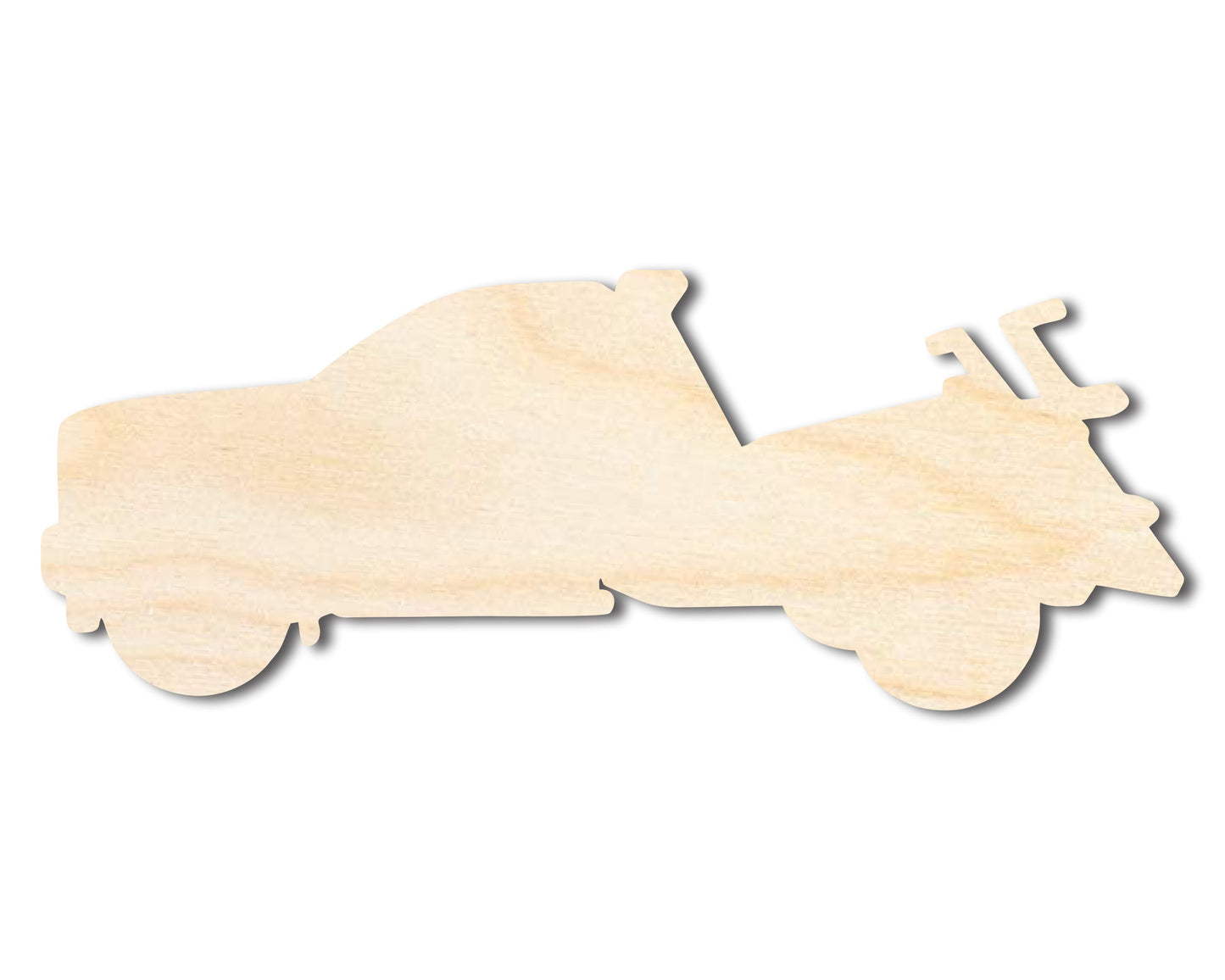 Unfinished Wood Tow Truck Shape | DIY Craft Cutout | up to 46" DIY