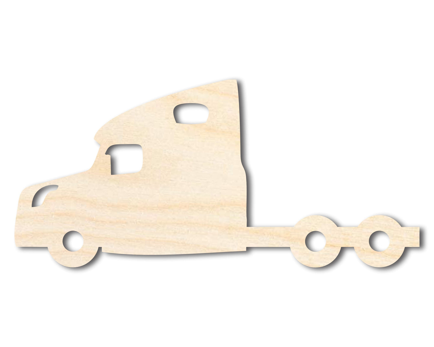 Unfinished Wood Large Truck Shape | DIY Craft Cutout | up to 46" DIY