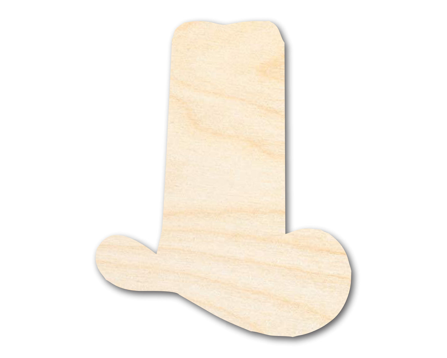 Unfinished Wood Comically Tall Cowboy Hat Shape | DIY Craft Cutout | up to 46" DIY