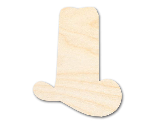 Unfinished Wood Comically Tall Cowboy Hat Shape | DIY Craft Cutout | up to 46" DIY