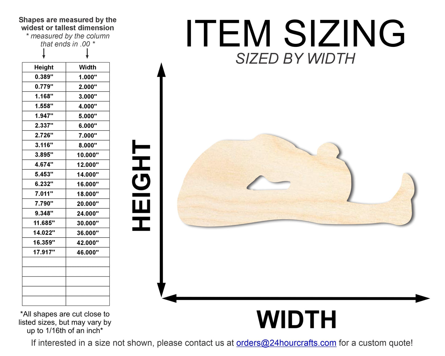 Unfinished Wood Yoga Forward Fold Pose Shape | DIY Craft Cutout | up to 46" DIY