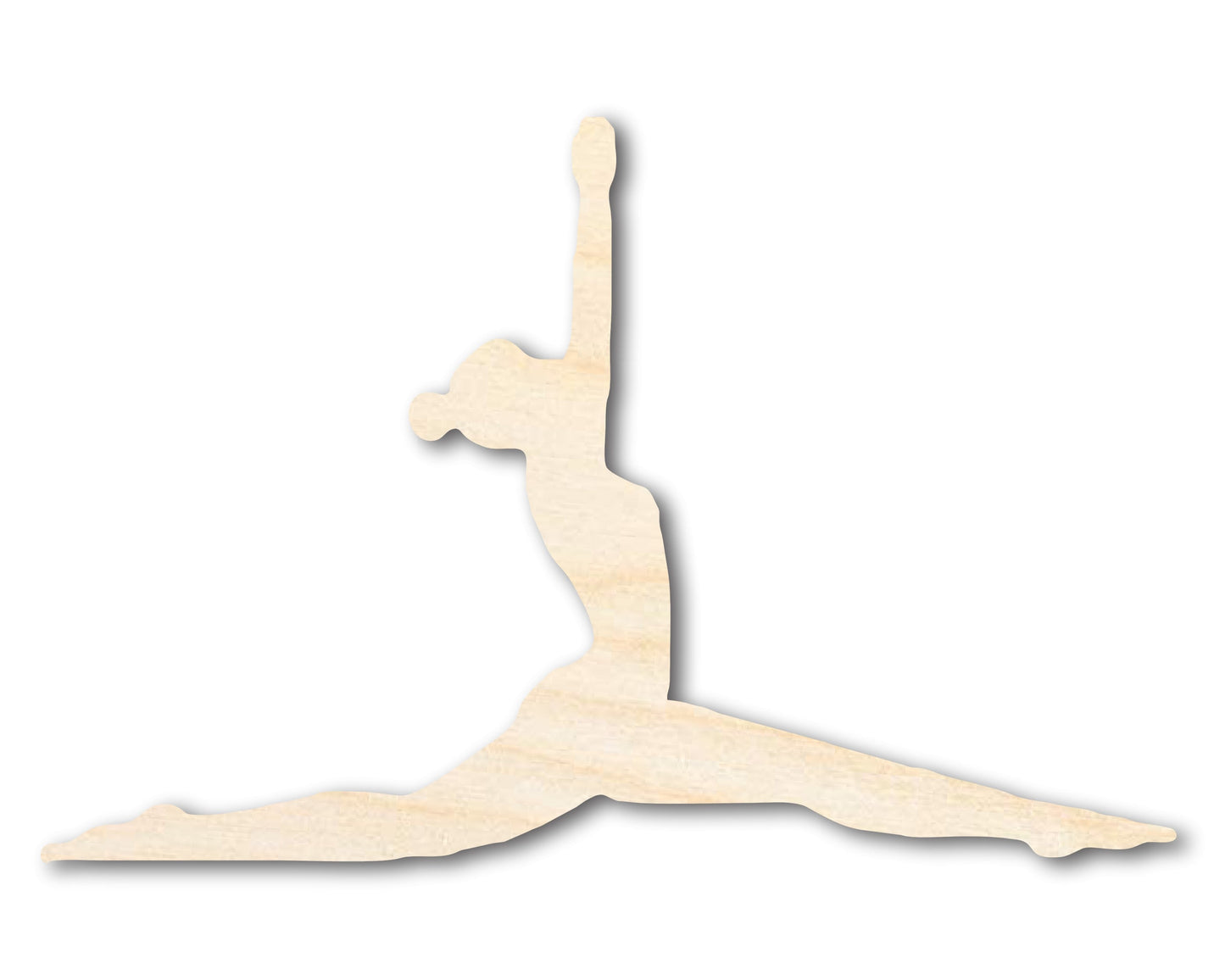 Unfinished Wood Yoga Monkey Pose Shape | DIY Craft Cutout | up to 46" DIY