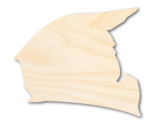 Unfinished Wood Motorcycle Helmet Shape | DIY Craft Cutout | up to 46" DIY
